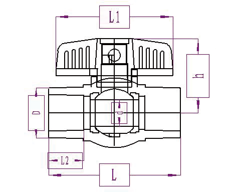 Comhla liathróid PVC